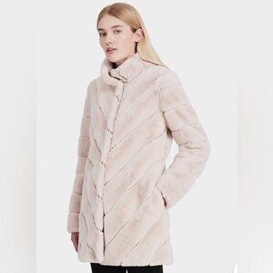 Calvin Klein Faux Fur Teddy Coat